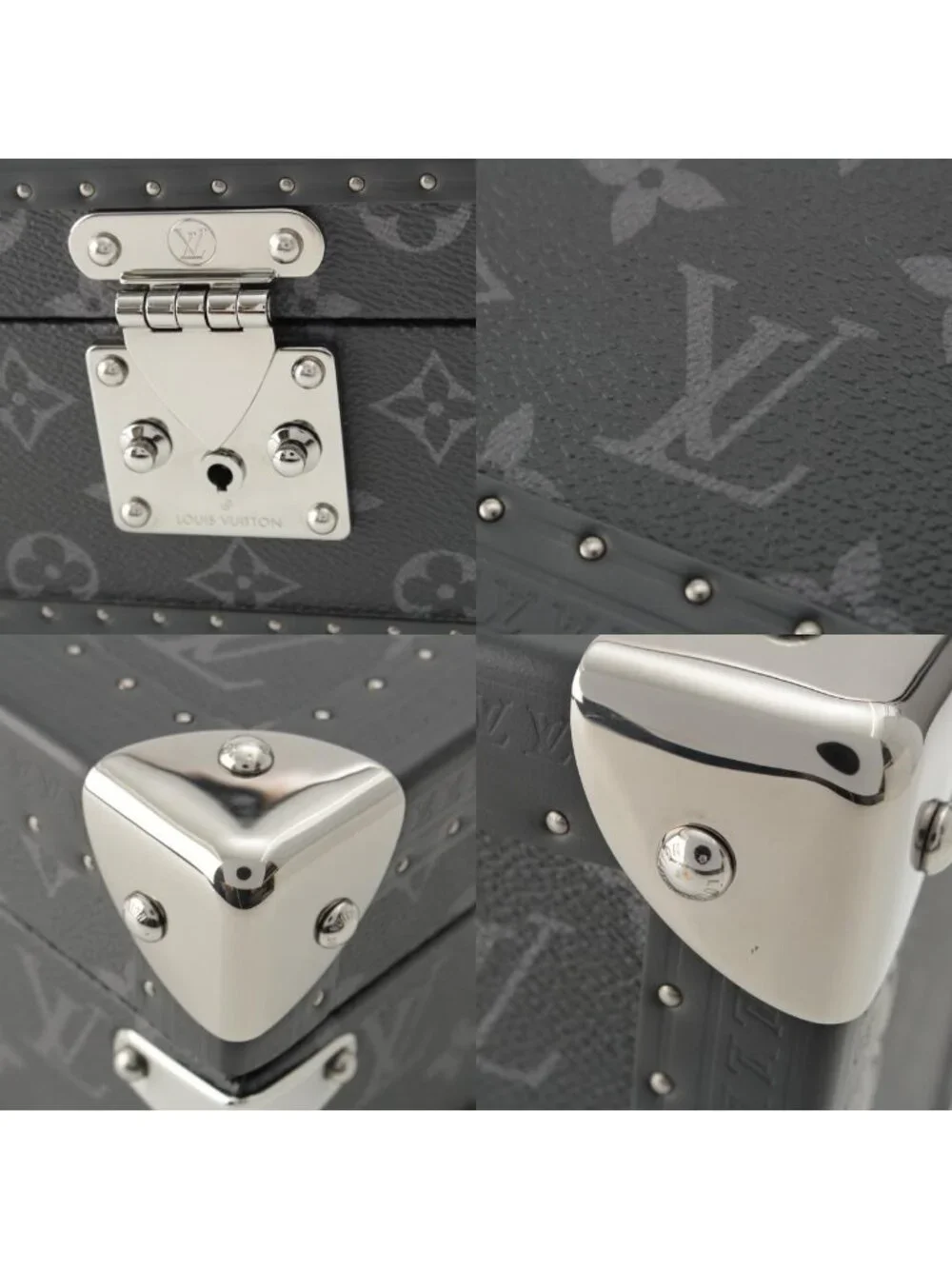 Louis Vuitton Monogram Eclipse Coffret Resor 24 Black Messenger